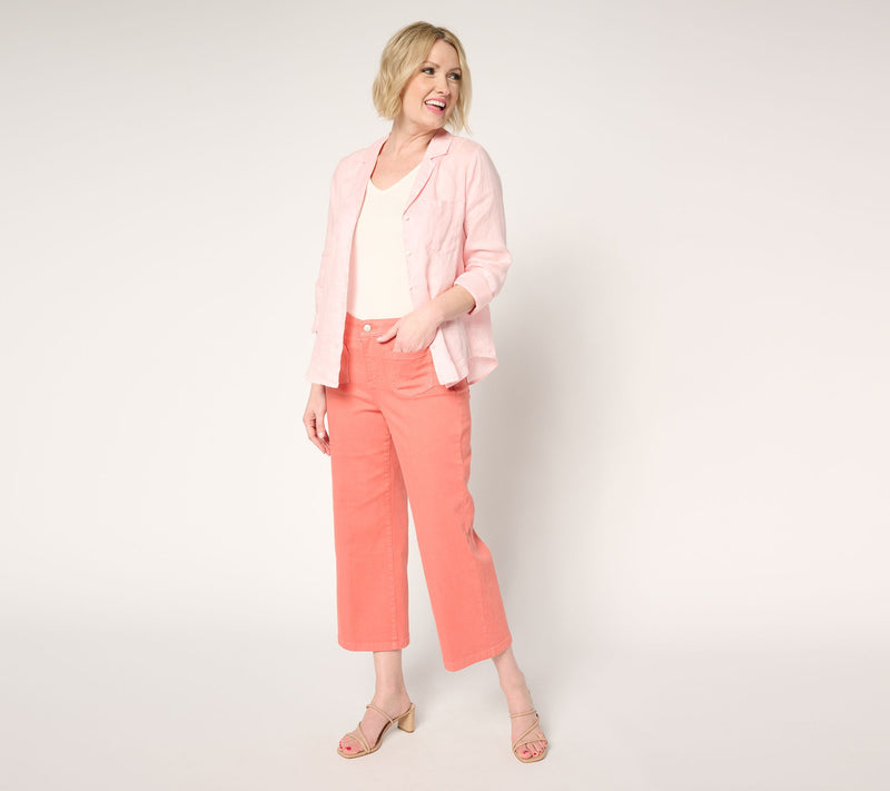 NYDJ Coco Relaxed Wide Leg Crop Jean — View 12