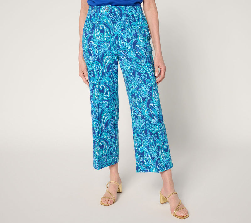 Isaac Mizrahi Live! Regular On-the-Go Crepe Straight Leg Pants — View 10