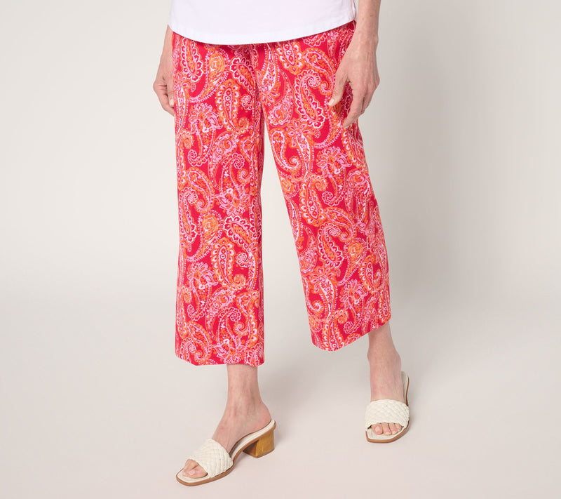 Isaac Mizrahi Live! Petite On-the-Go Crepe Straight Leg Pants — View 10
