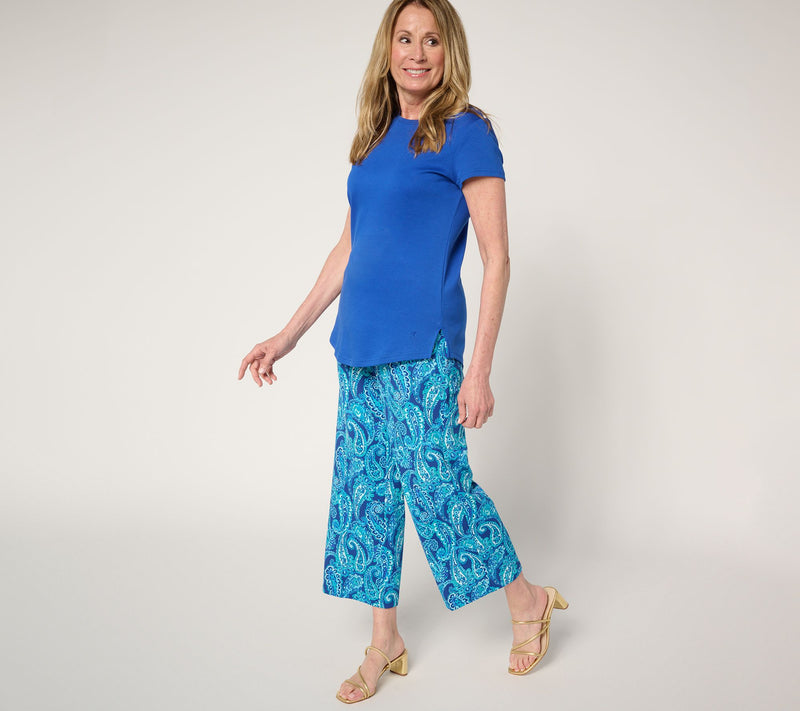 Isaac Mizrahi Live! Tall On-the-Go Crepe Straight Leg Pants — View 5