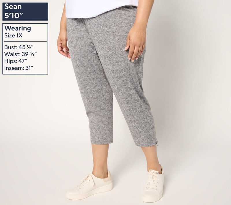 Denim & Co. Active Regular Cool to the Touch Jersey Crop Pant — View 10