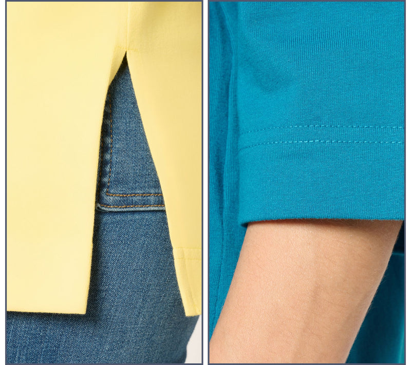 Denim & Co. Essentials Petite Cotton Jersey 2-Pack Tunic — View 6