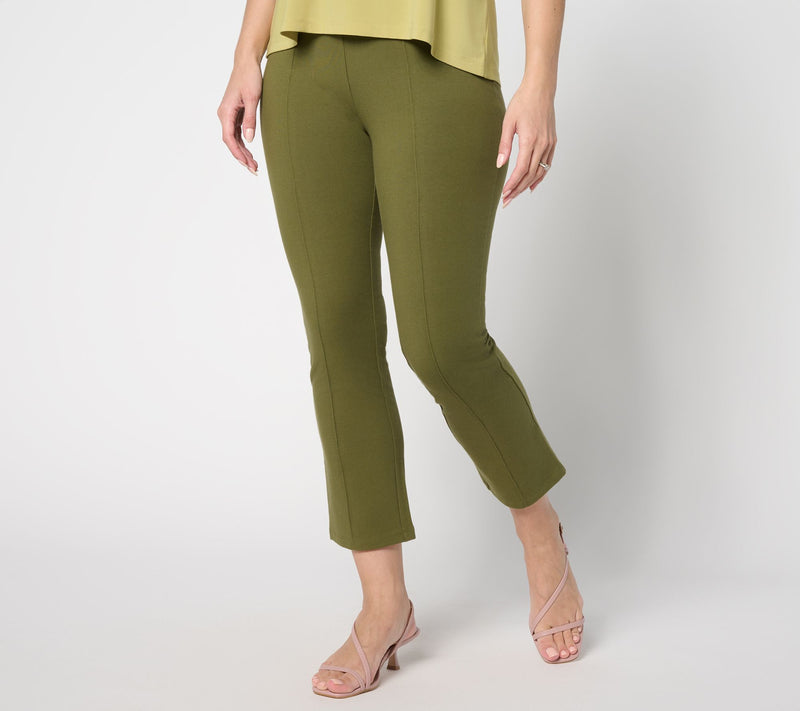Women with Control Petite 86/14 Straight Leg Crop Empower Pant — Main view