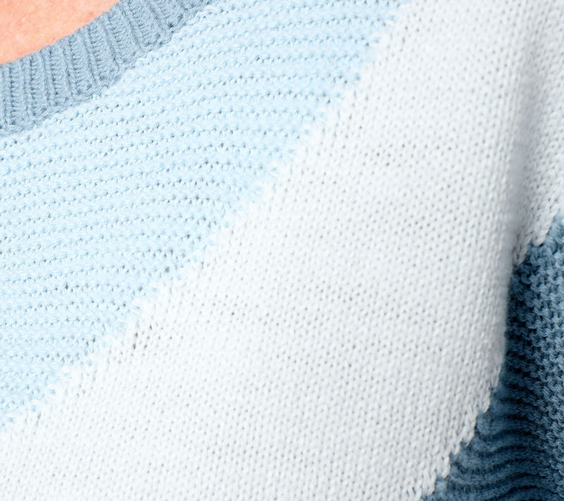 Peace Love World Boheme Abstract Novelty Stitch Sweater — View 6