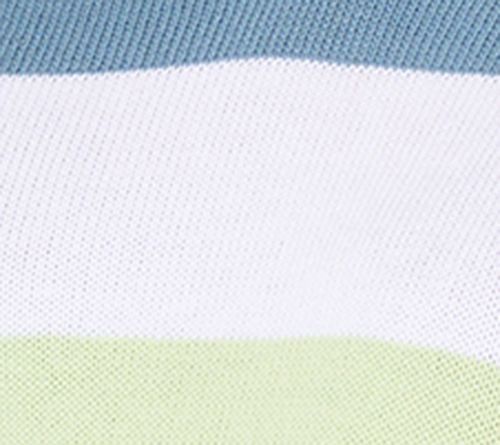 Denim & Co. 100% Cotton Striped Long Sleeve V-Neck Sweater — View 6