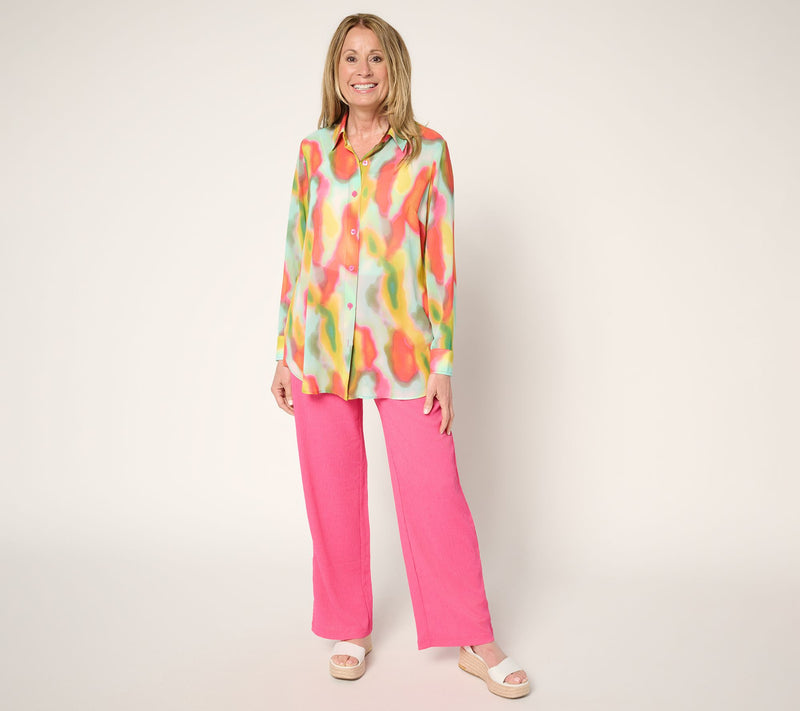 Brandis Dress Out Loud Serving the Curvy Bestie Printed Shirt — View 5