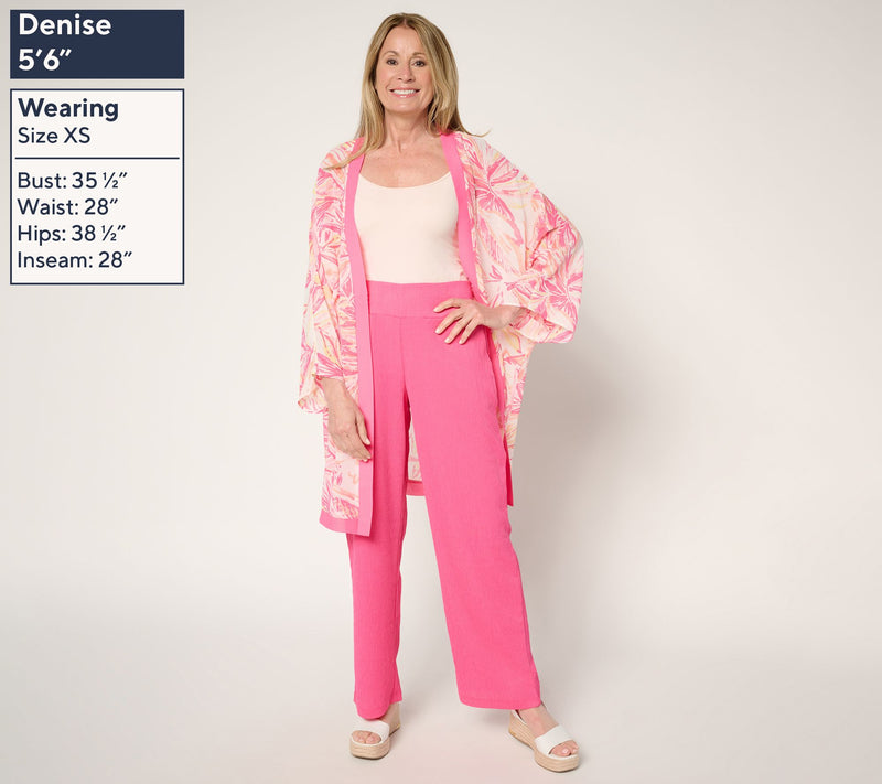 Brandis Dress Out Loud Trippin to Tahiti Open Front Duster — View 4