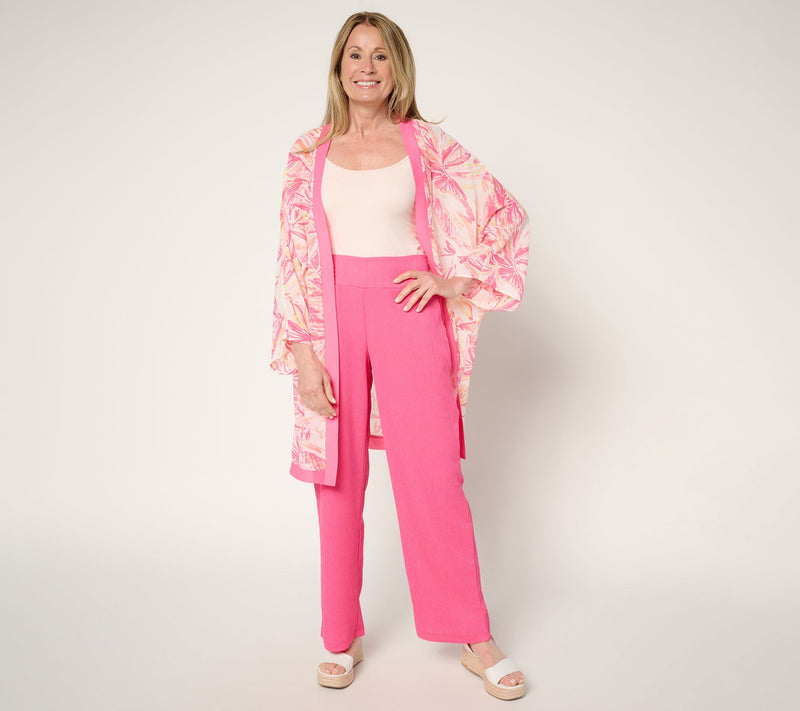 Brandis Dress Out Loud Trippin to Tahiti Open Front Duster — View 13