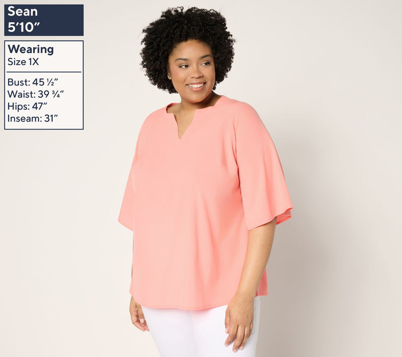 Brandis Dress Out Loud Cheat the Heat Breezy Sleeve Blouse — View 2