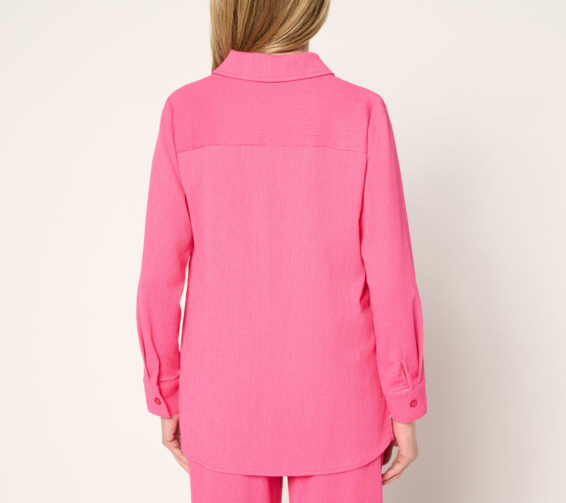 Brandis Dress Out Loud Caribbean Crinkle Big Shirt — View 10
