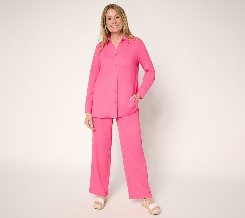 Brandis Dress Out Loud Caribbean Crinkle Big Shirt — View 11