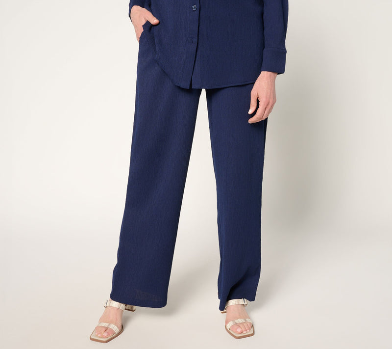 Brandis Dress Out Loud Pet Caribbean Crinkle Wide Leg Pants — View 13