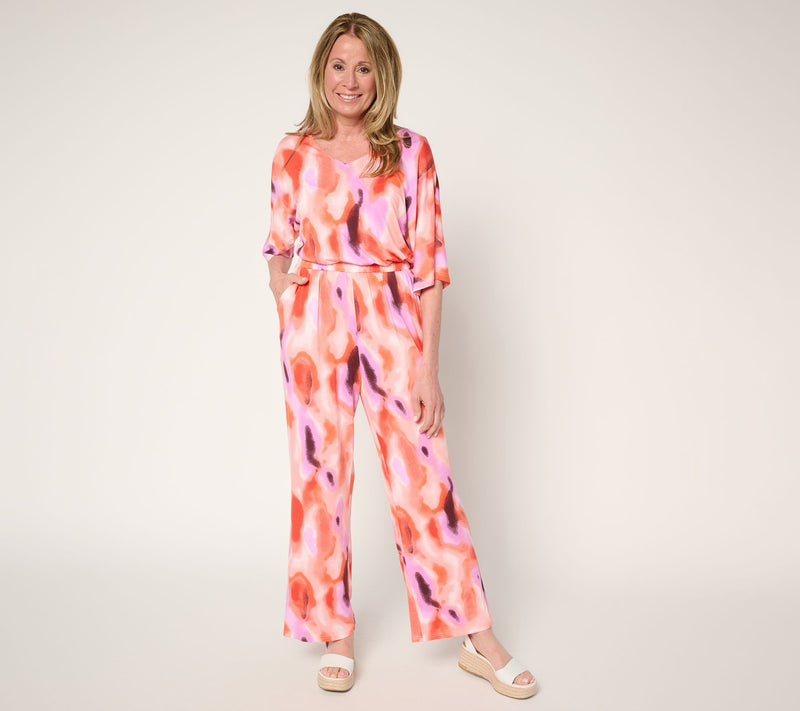 Brandis Dress Out Loud Petite Dolman Sleeve Knit Jumpsuit — Main view