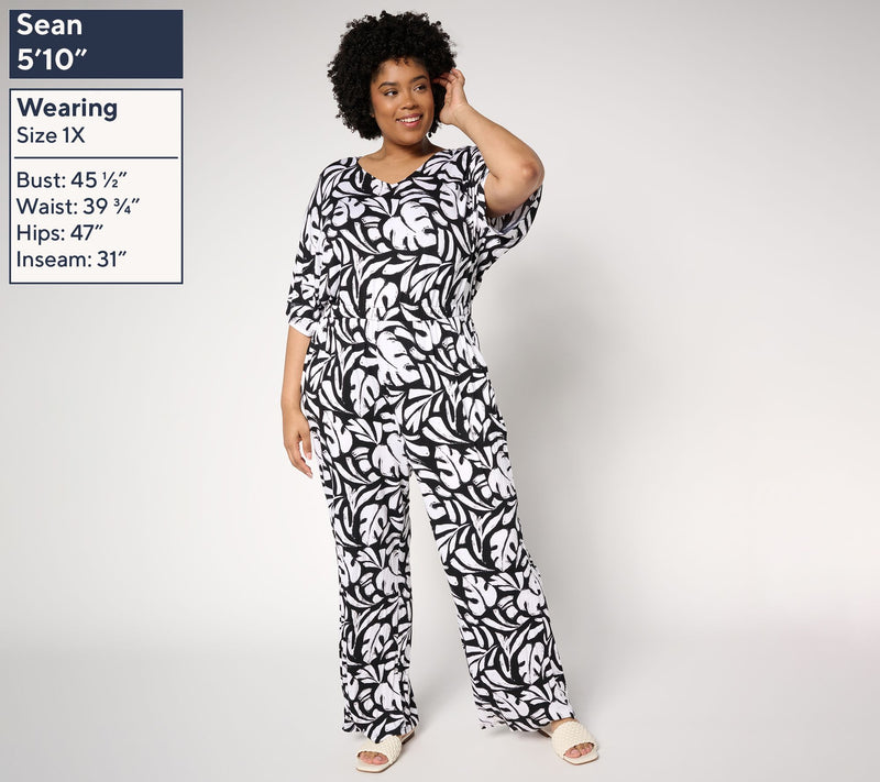 Brandis Dress Out Loud Tall Dolman Sleeve Knit Jumpsuit — View 2