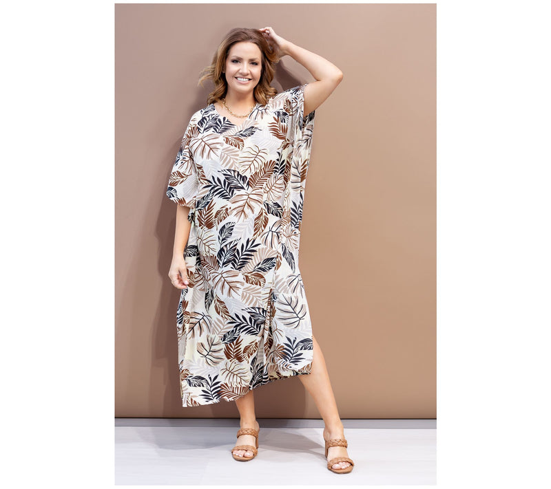 Brandis Dress Out Loud Regular Cheat the Heat Island Caftan — View 7