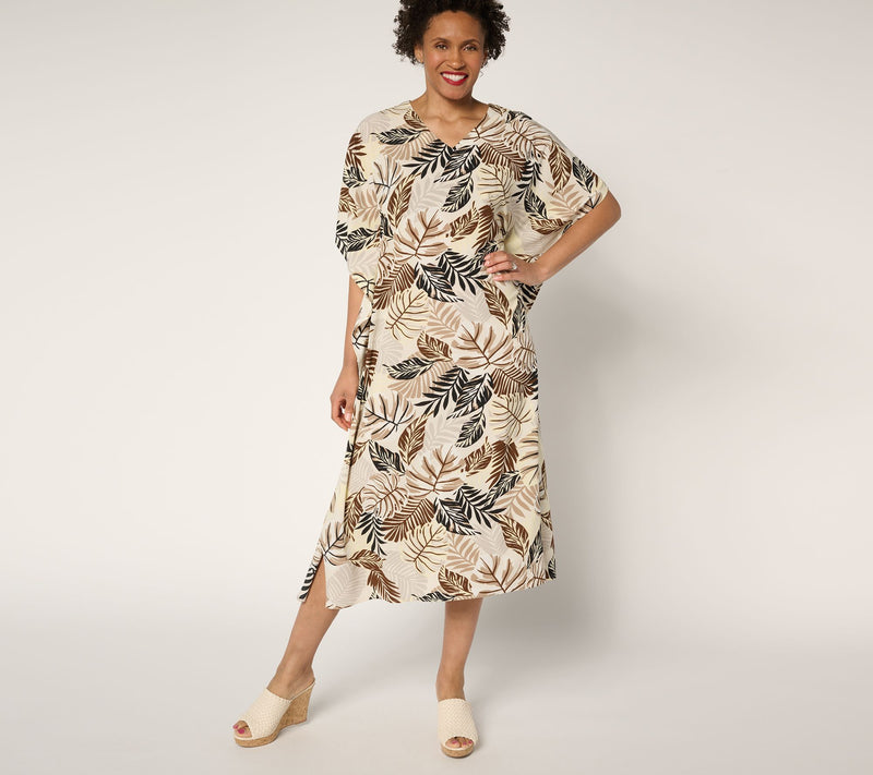 Brandis Dress Out Loud Regular Cheat the Heat Island Caftan — View 11