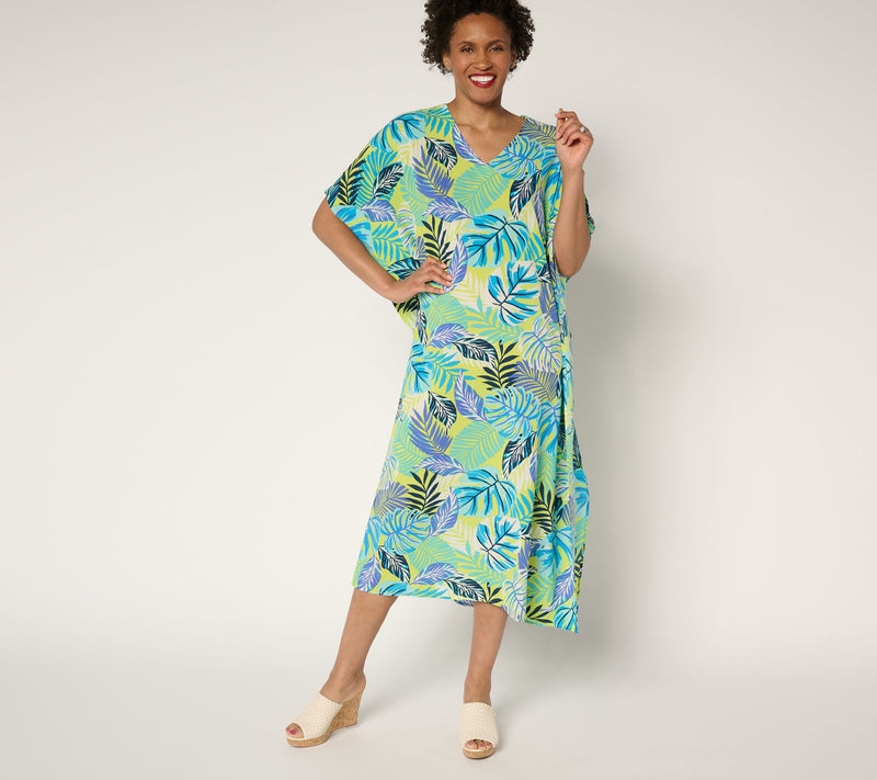 Brandis Dress Out Loud Petite Cheat the Heat Island Caftan — View 13