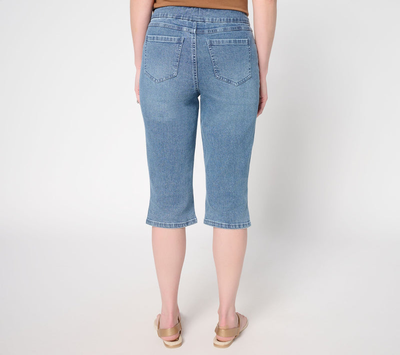 Brandis Dress Out Loud Regular De Novo Denim Pedal Pushers — View 4