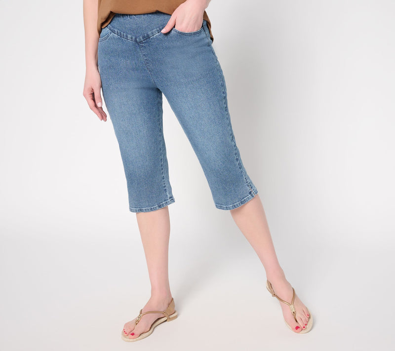 Brandis Dress Out Loud Regular De Novo Denim Pedal Pushers — View 8