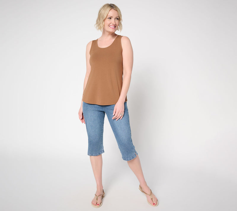 Brandis Dress Out Loud Petite De Novo Denim Pedal Pushers — View 5