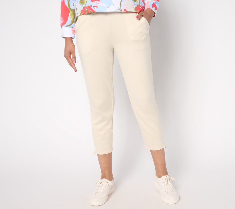 Denim & Co. Active Petite Cool to the Touch Jersey Crop Pant — View 9