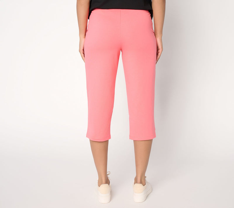 Denim & Co. Regular EasyWear French Terry Capri — View 14