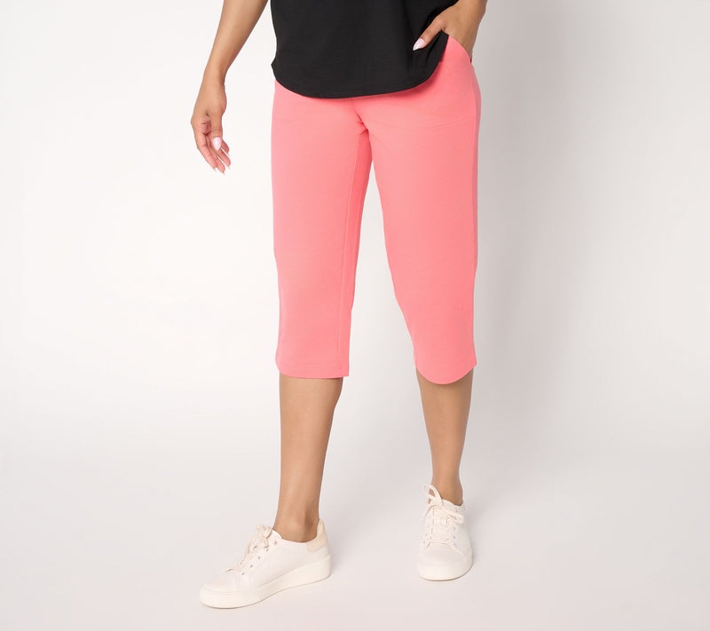 Denim & Co. Regular EasyWear French Terry Capri — View 19