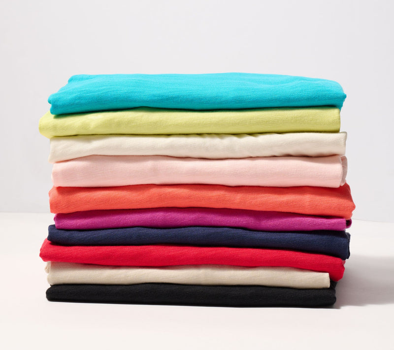 Belle by Kim Gravel Set of 2 3/4 Sleeve Slub Knit Tops — View 9