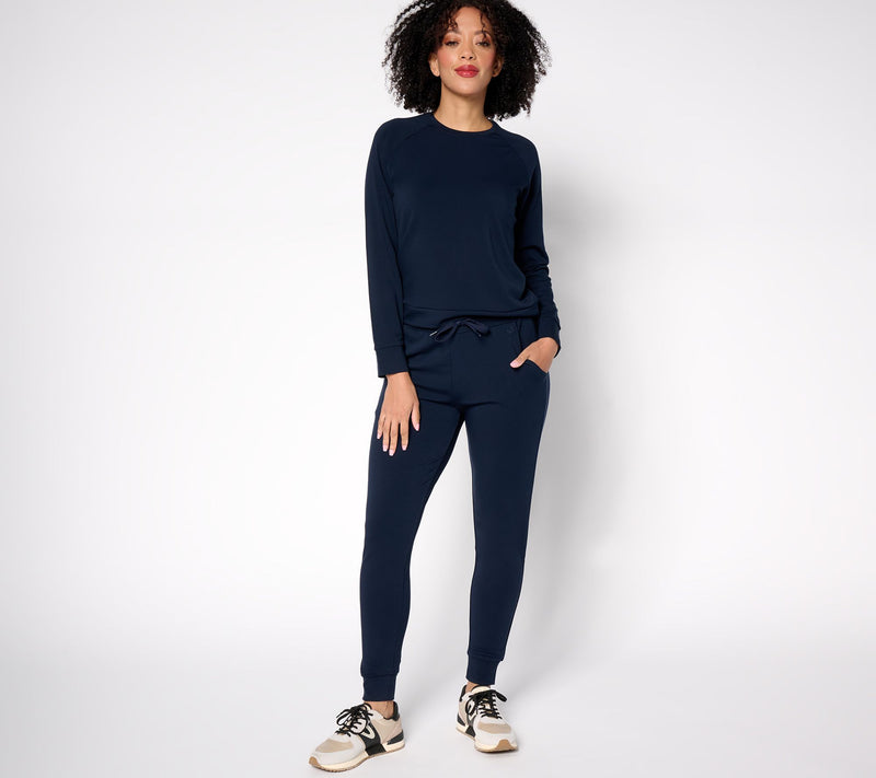 Cozy Earth Women's Brushed Viscose Made from Bamboo Pullover Crew — View 12