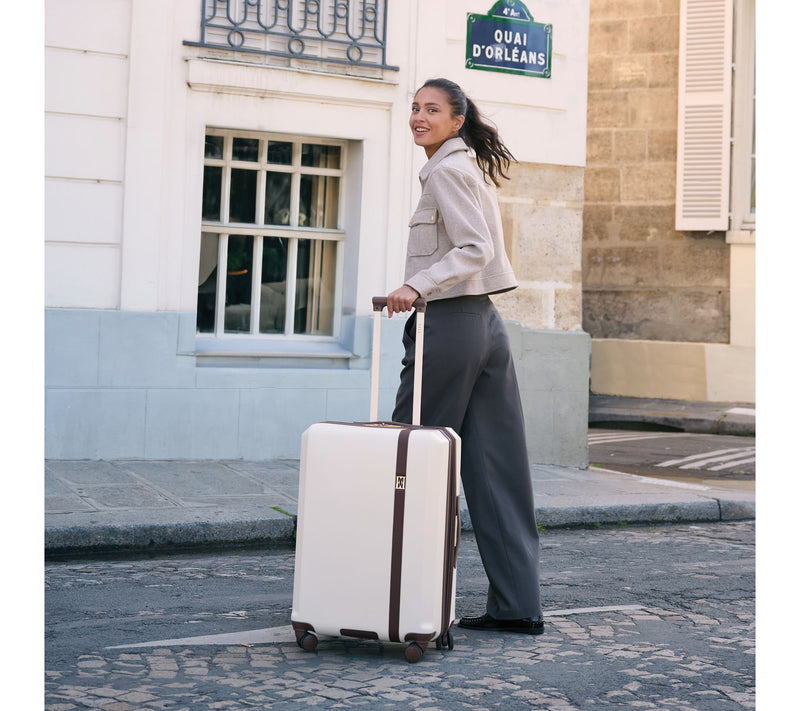 ELLE Luxe Journey Expandable Retro Spinner Luggage 3-Piece Set — View 8