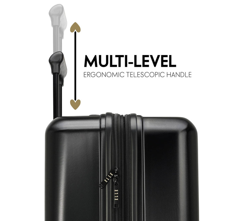 ELLE Expedition Expandable Spinner Luggage 3-Piece Set — View 5