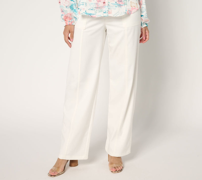 nicole by Nicole Miller Regular Stretch Twill Utility Pant — View 6