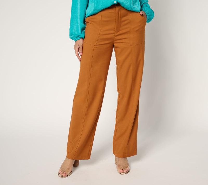 nicole by Nicole Miller Regular Stretch Twill Utility Pant — View 9