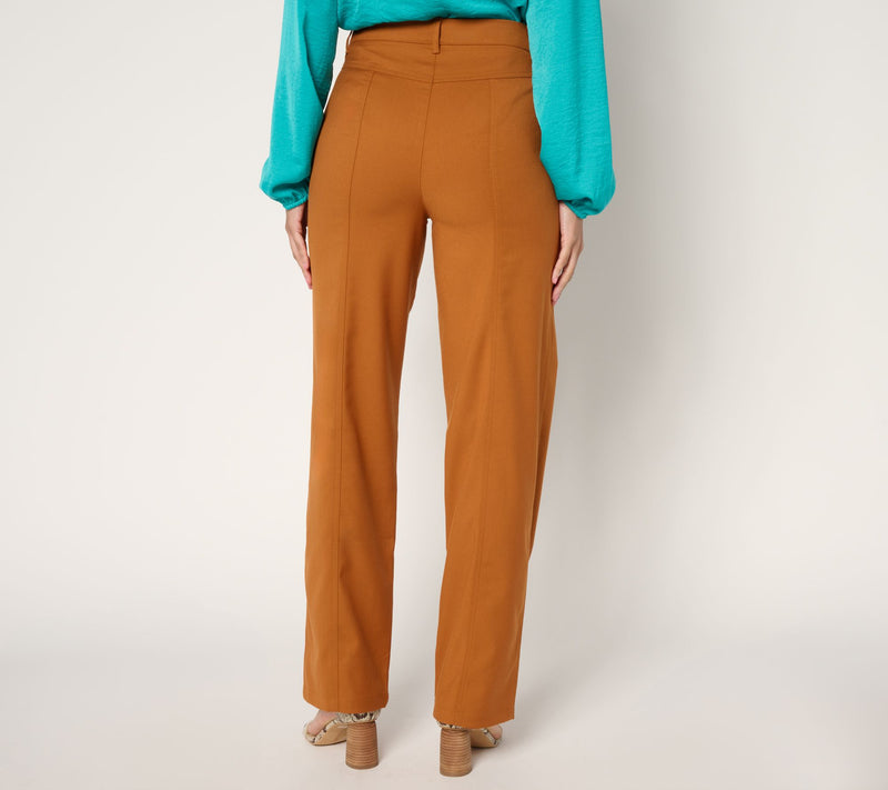 nicole by Nicole Miller Regular Stretch Twill Utility Pant — View 11