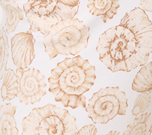 Quacker Factory Short Just Shelling French Terry Printed Crop Pants — View 7
