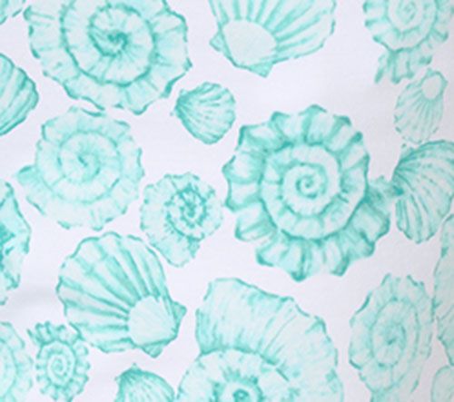 Quacker Factory Short Just Shelling French Terry Printed Crop Pants — View 9