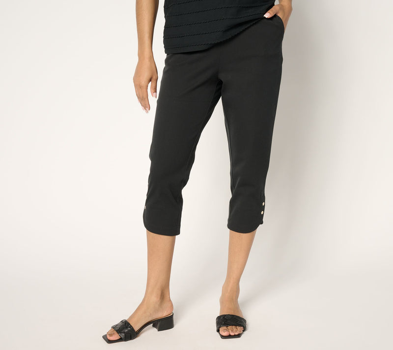 Isaac Mizrahi Live! Regular 24/7 Stretch Capri Pants — View 11