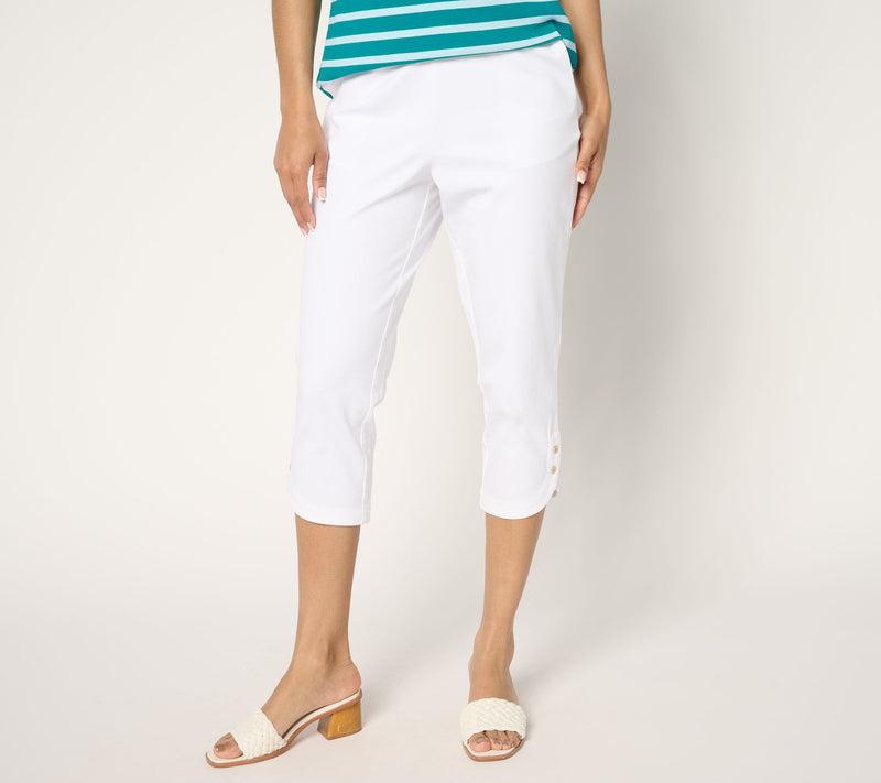 Isaac Mizrahi Live! Regular 24/7 Stretch Capri Pants — View 14