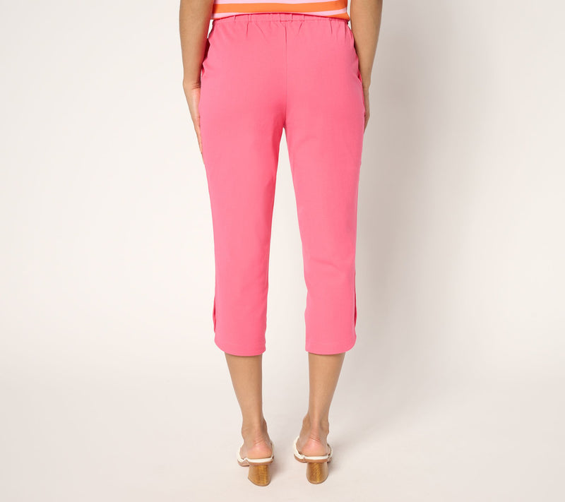 Isaac Mizrahi Live! Petite 24/7 Stretch Capri Pants — View 4
