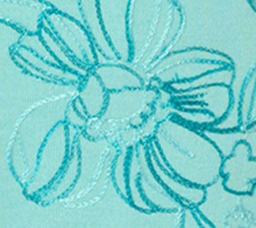 Denim & Co. Ombre Embroidered Short Sleeve V-Neck Top — View 8