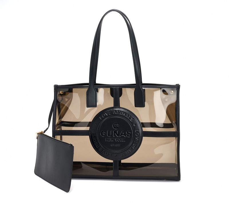 Gunas New York Clear Tote with Pouch — Main view