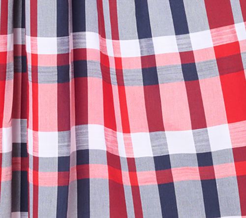 Joan Rivers Petite Madras Plaid Midi Skirt — View 9