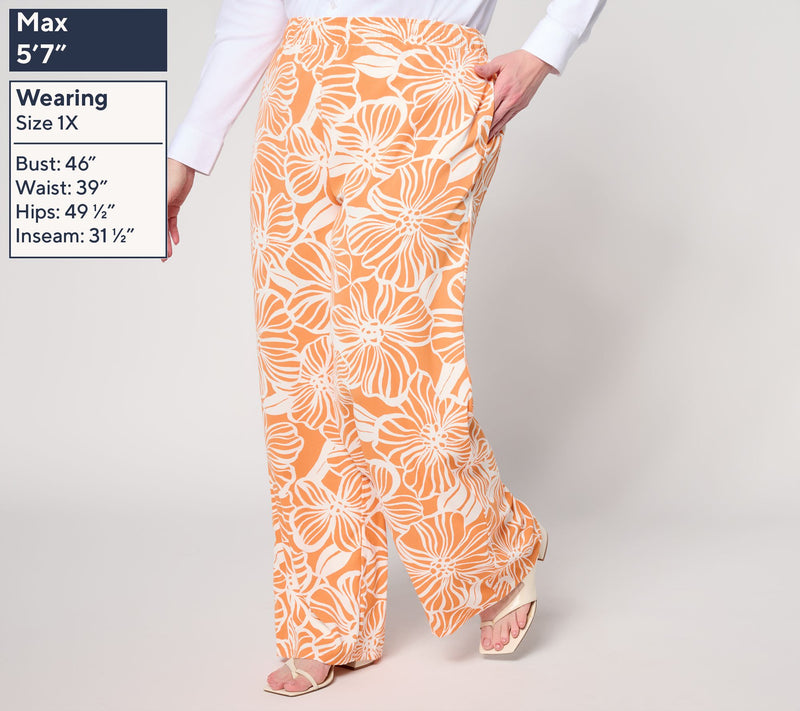 BEAUTIFUL by Lawrence Zarian The Milena Regular Pull-On Wide Leg Pant — View 12