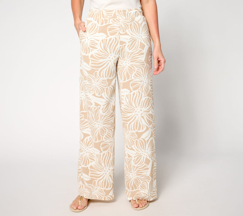 BEAUTIFUL by Lawrence Zarian The Milena Petite Pull-On Wide Leg Pant — View 9