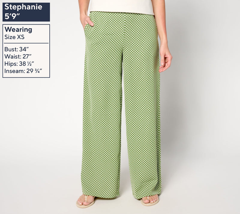 BEAUTIFUL by Lawrence Zarian The Milena Petite Pull-On Wide Leg Pant — View 13