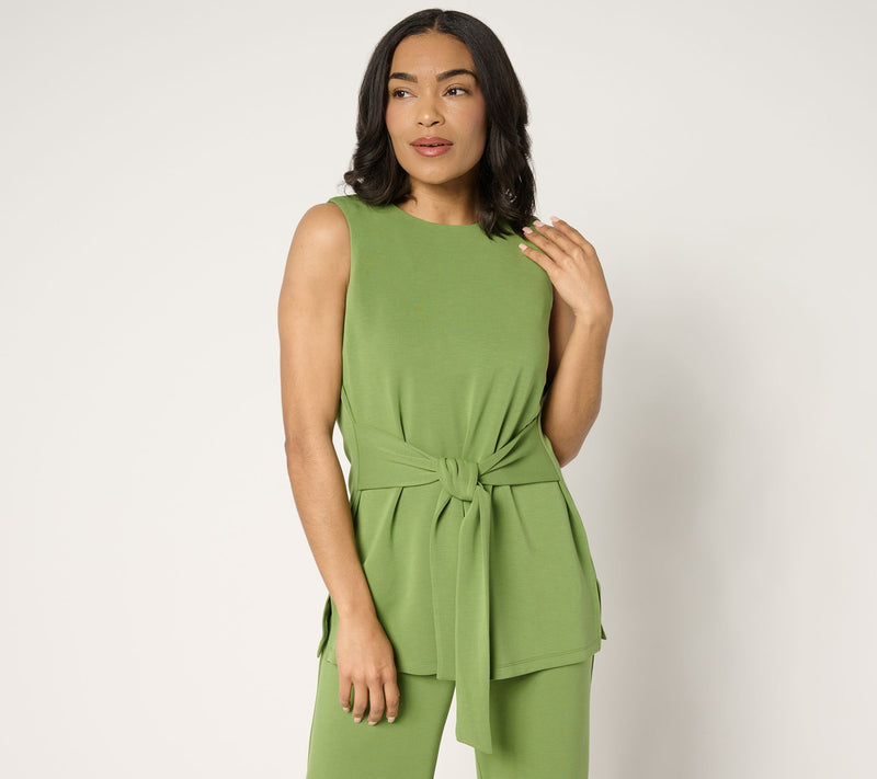 BEAUTIFUL by Lawrence Zarian Regular Sleeveless Tie Waist Tunic — Main view