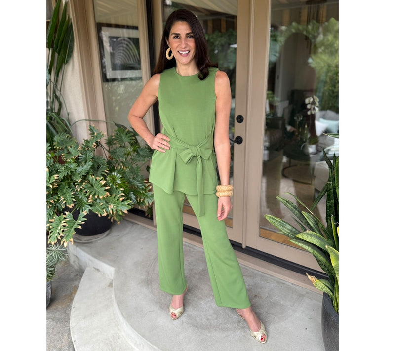 BEAUTIFUL by Lawrence Zarian Petite Sleeveless Tie Waist Tunic — View 13