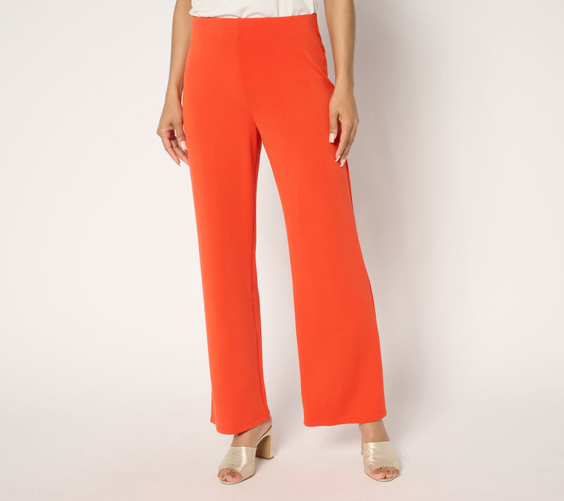 BEAUTIFUL by Lawrence Zarian Petite Pull-On Hollywood Waist Full Leg Pant — Main view