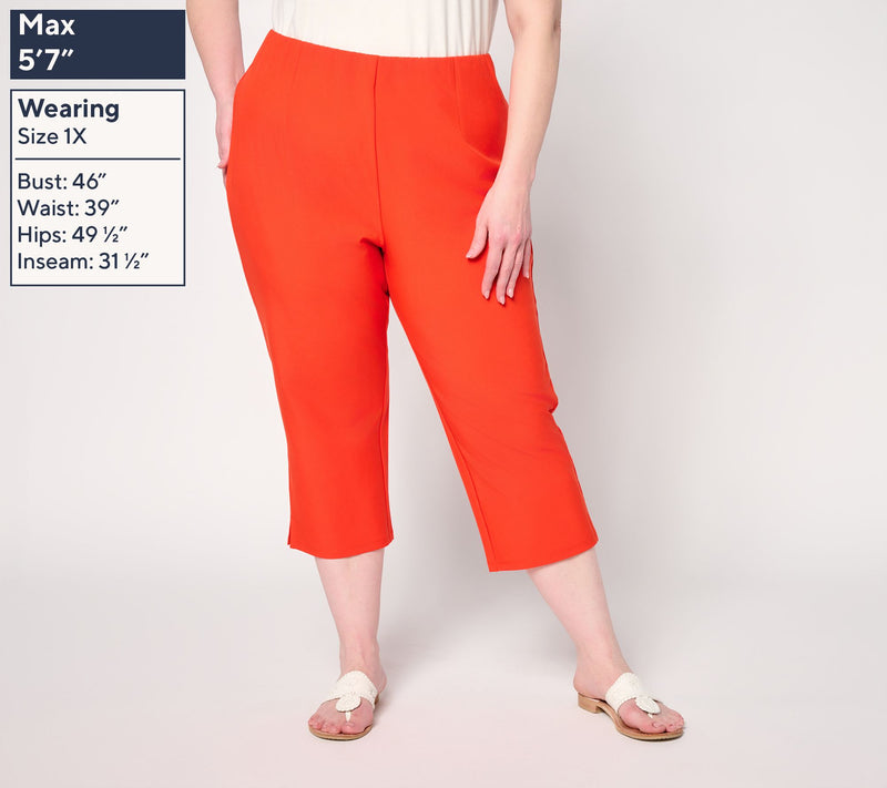 BEAUTIFUL by Lawrence Zarian Petite Pull-On Capri — View 2