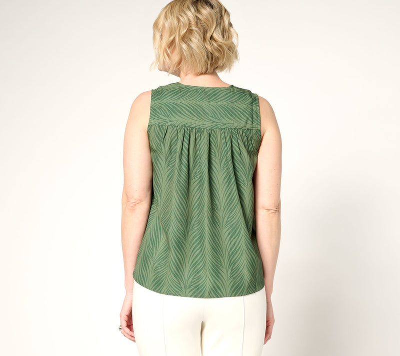 Me by Jennie Garth Beverly Palms Sleeveless Blouse — View 4